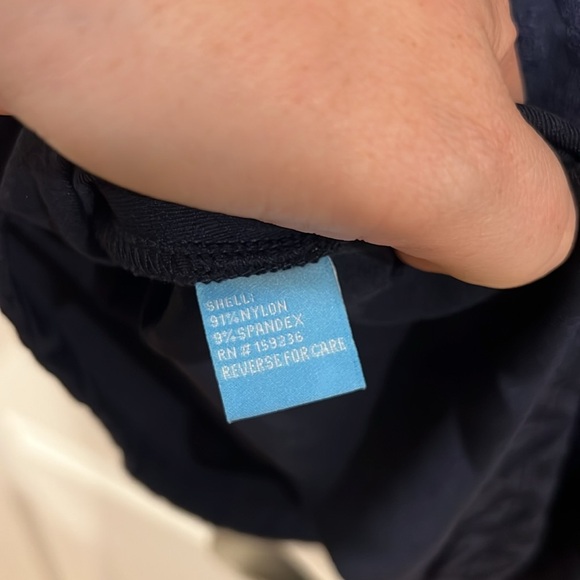 J.McLaughlin Swing Dress Duval Diamond Jacquard Short Sleeve Navy Size Small - Picture 7 of 8